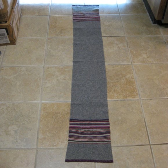 NWOT Express gray purple scarf wrap sash OS - Picture 5 of 6